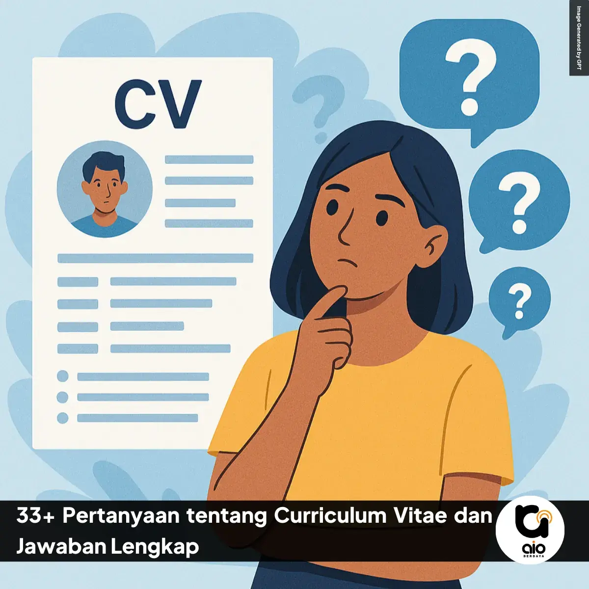 Pertanyaan Tentang Curriculum Vitae Dan Jawaban