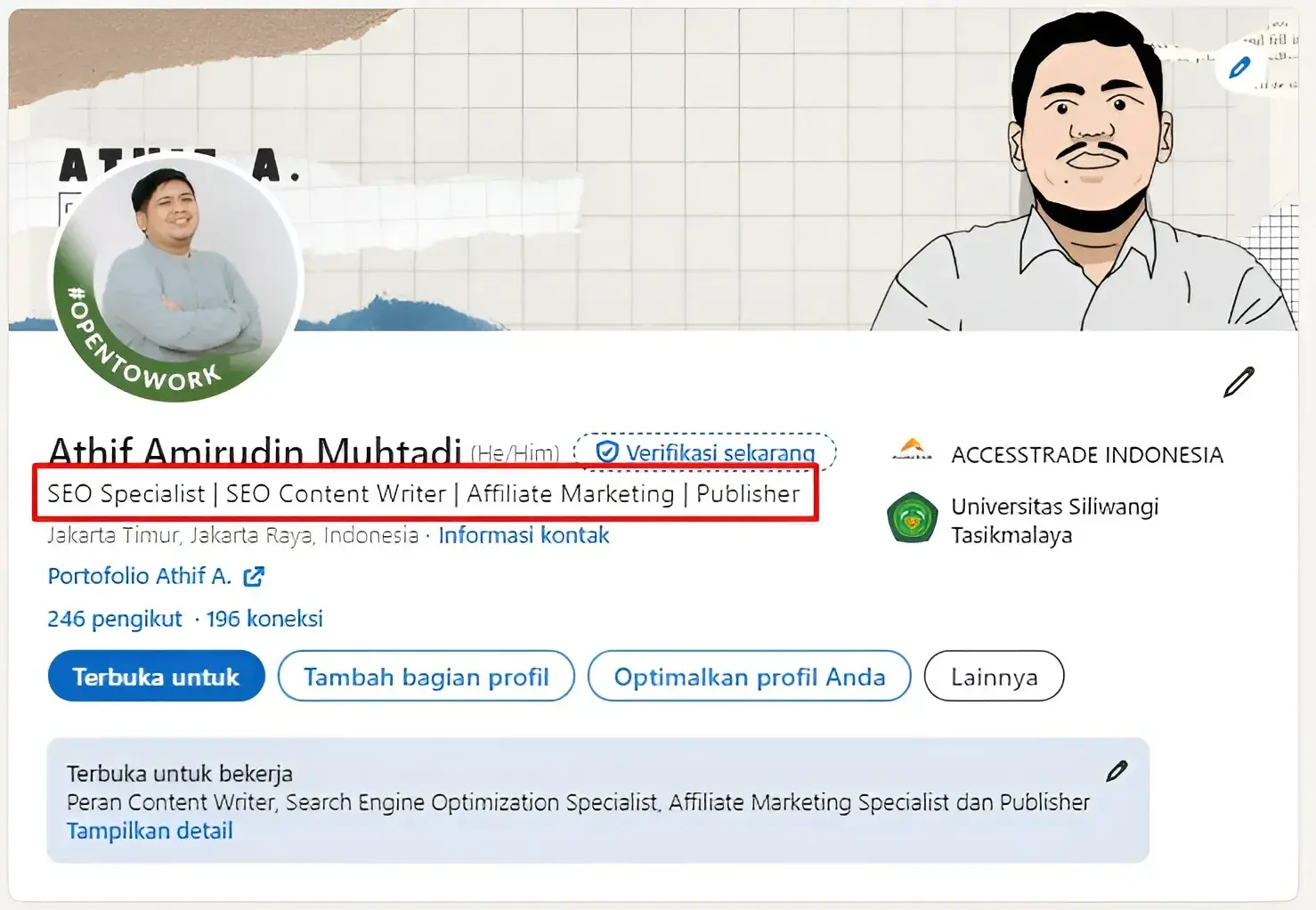 Contoh Motto Profesional Linkedin