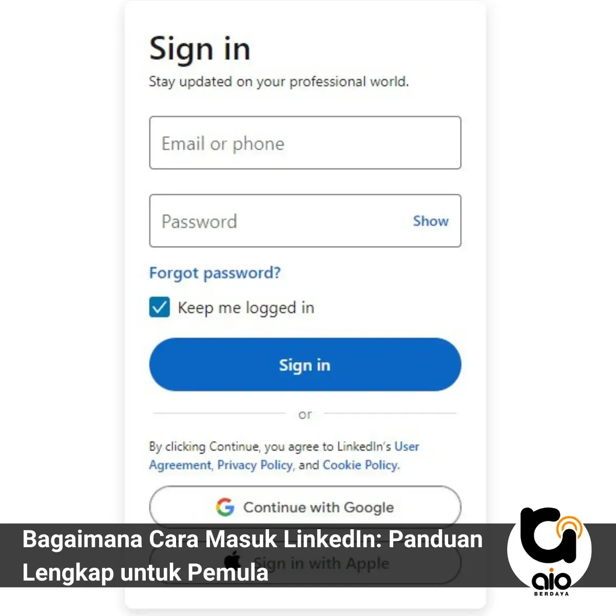 Bagaimana Cara Masuk Linkedin: Panduan Lengkap 2024 11 Bagaimana Cara Masuk Linkedin Panduan Lengkap Untuk Pemula