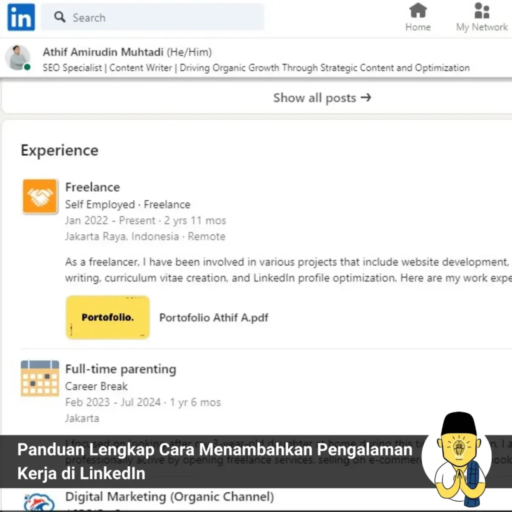 Panduan Lengkap Cara Menambahkan Pengalaman Kerja Di Linkedin