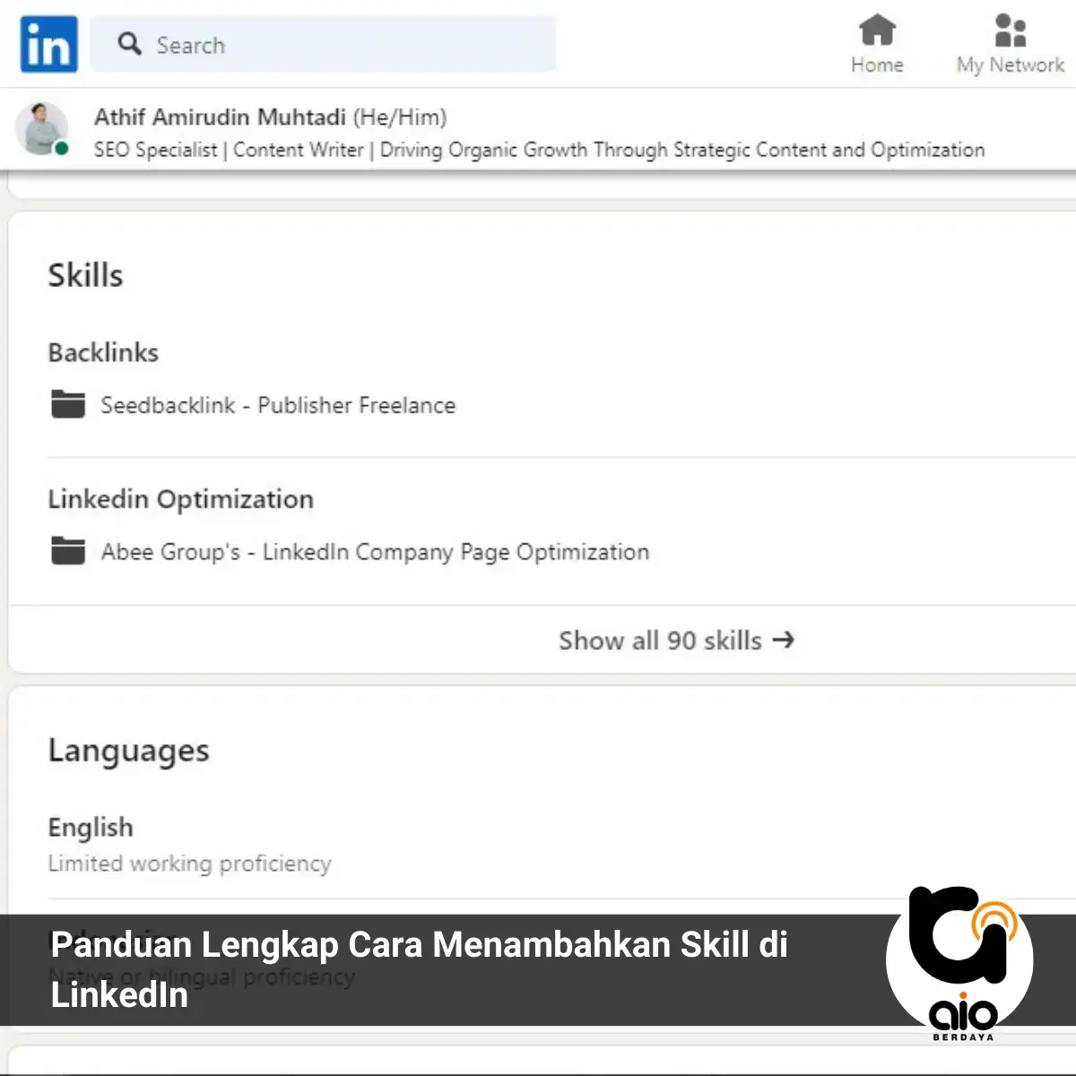 Panduan Lengkap Cara Menambahkan Skill Di Linkedin