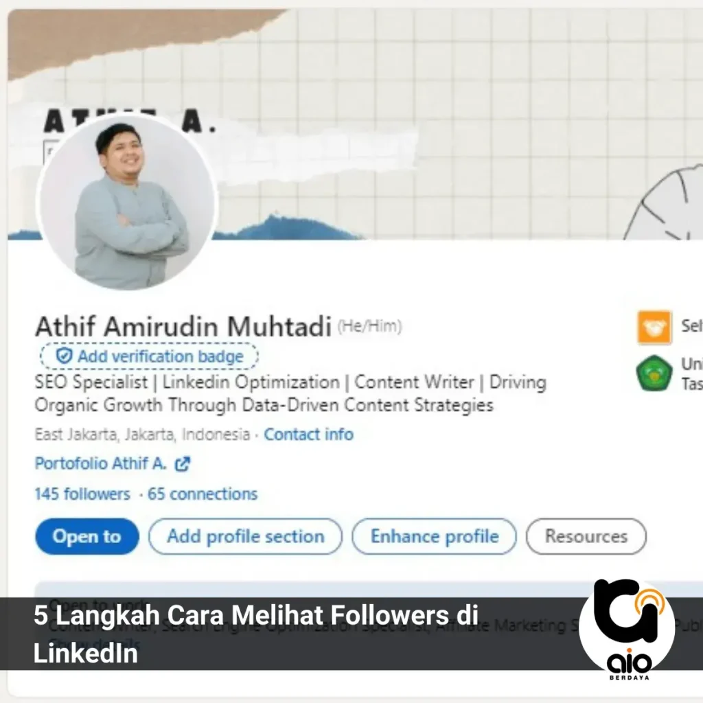 5 Langkah Cara Melihat Followers Di Linkedin