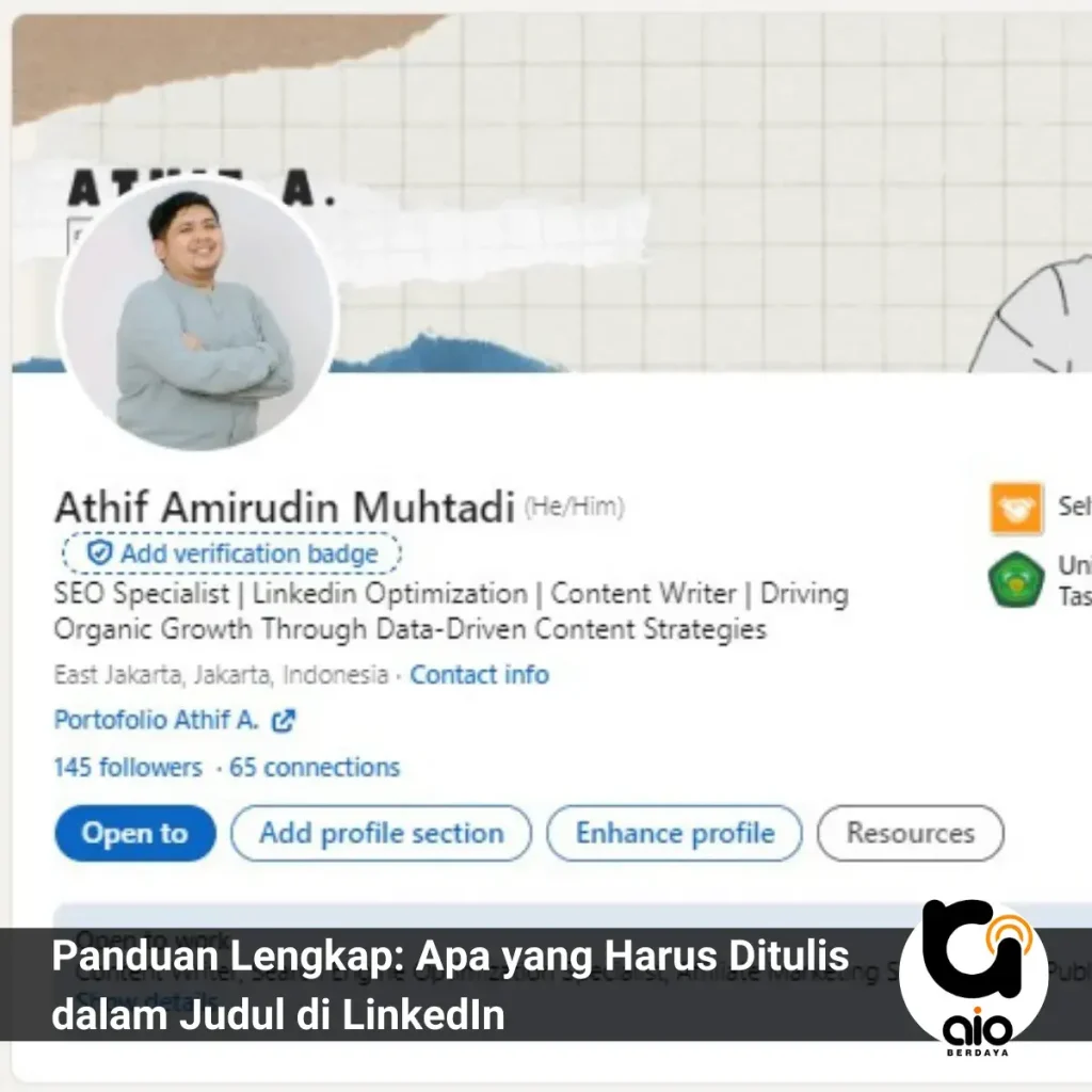 Panduan Lengkap Apa Yang Harus Ditulis Dalam Judul Di Linkedin