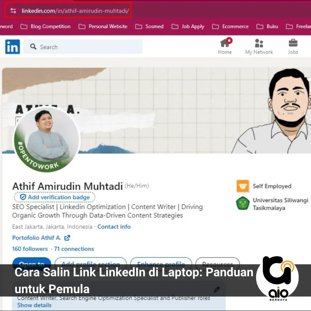 Cara Salin Link Linkedin Di Laptop Panduan Untuk Pemula