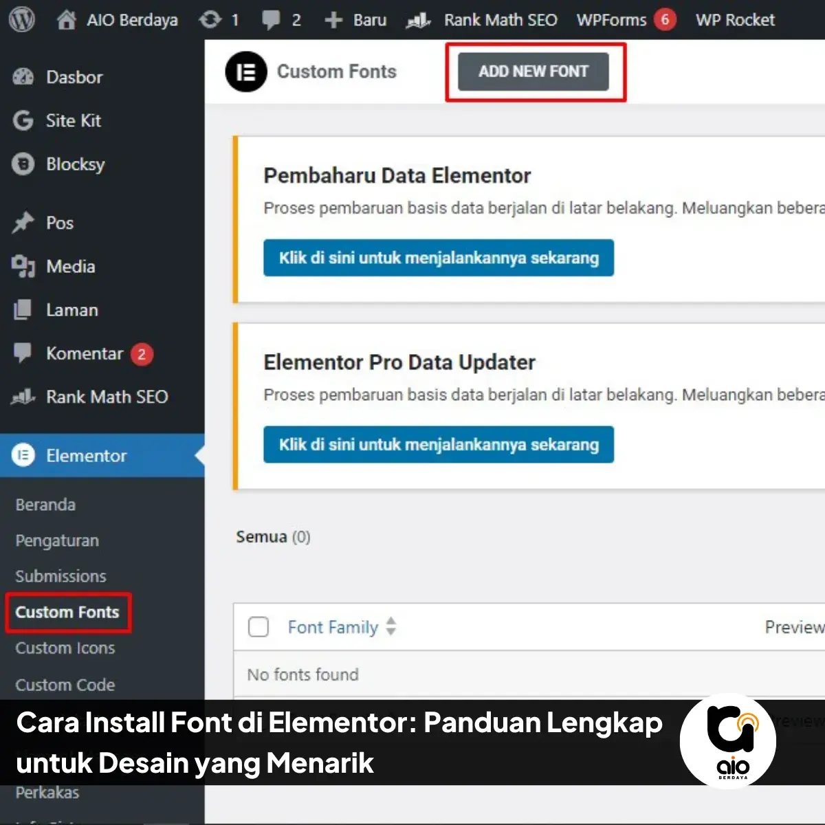 Cara Install Font Di Elementor Panduan Lengkap Untuk Desain Yang Menarik