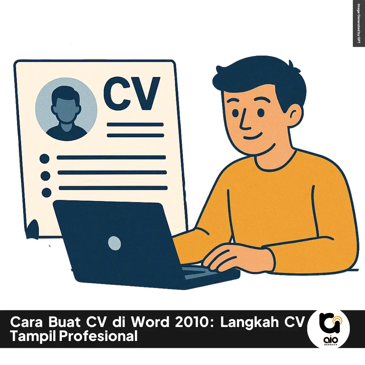 Cara Buat Cv Di Word 2010 Langkah Cv Tampil Profesional