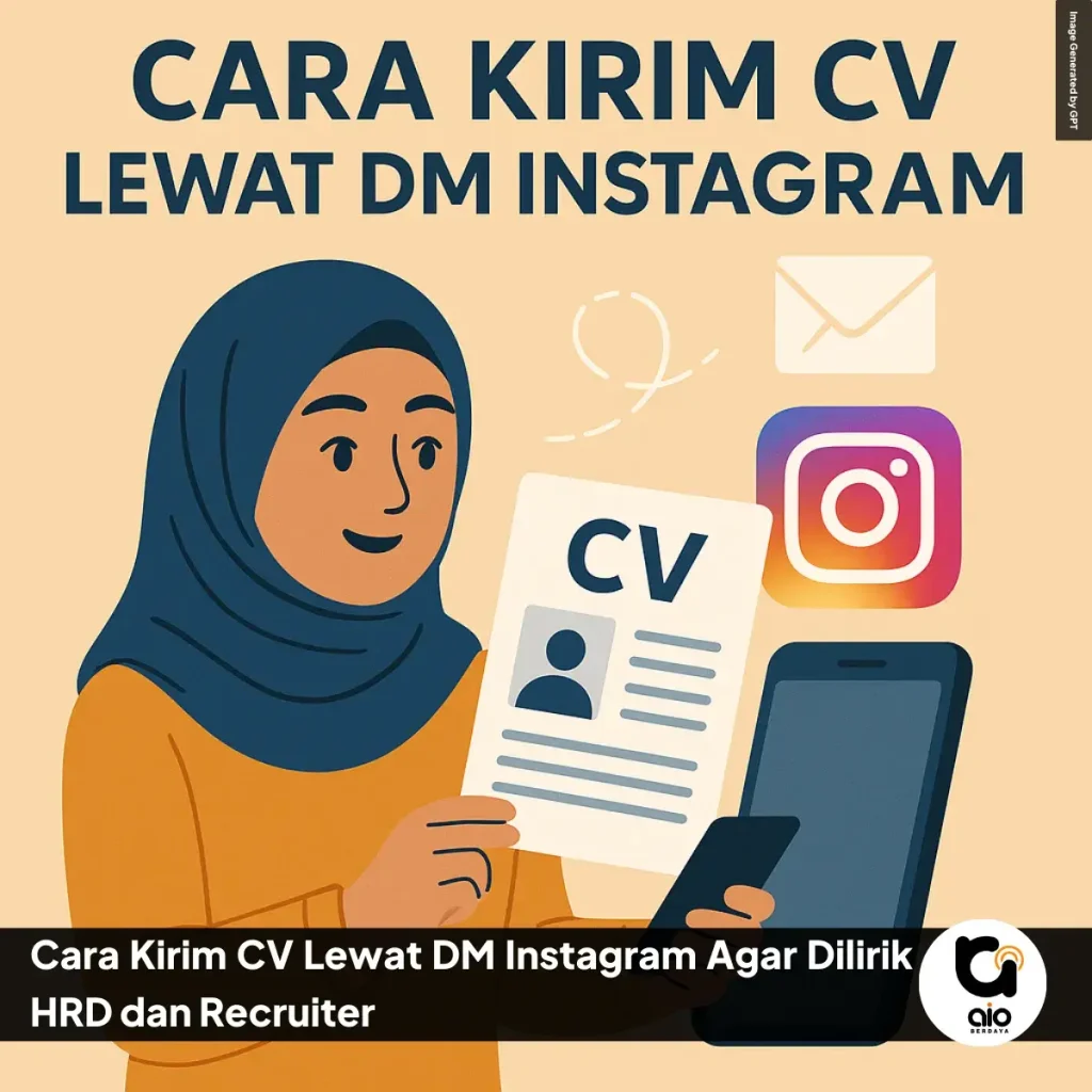 Cara Kirim Cv Lewat Dm Instagram Agar Dilirik Hrd Dan Recruiter