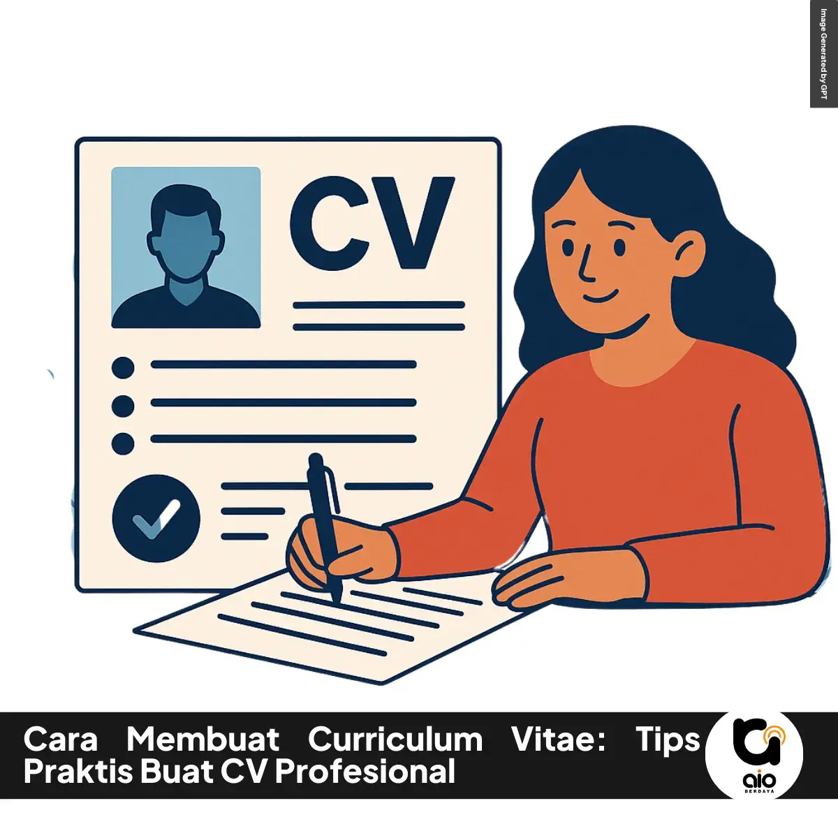 Cara Membuat Curriculum Vitae Tips Praktis Buat Cv Profesional