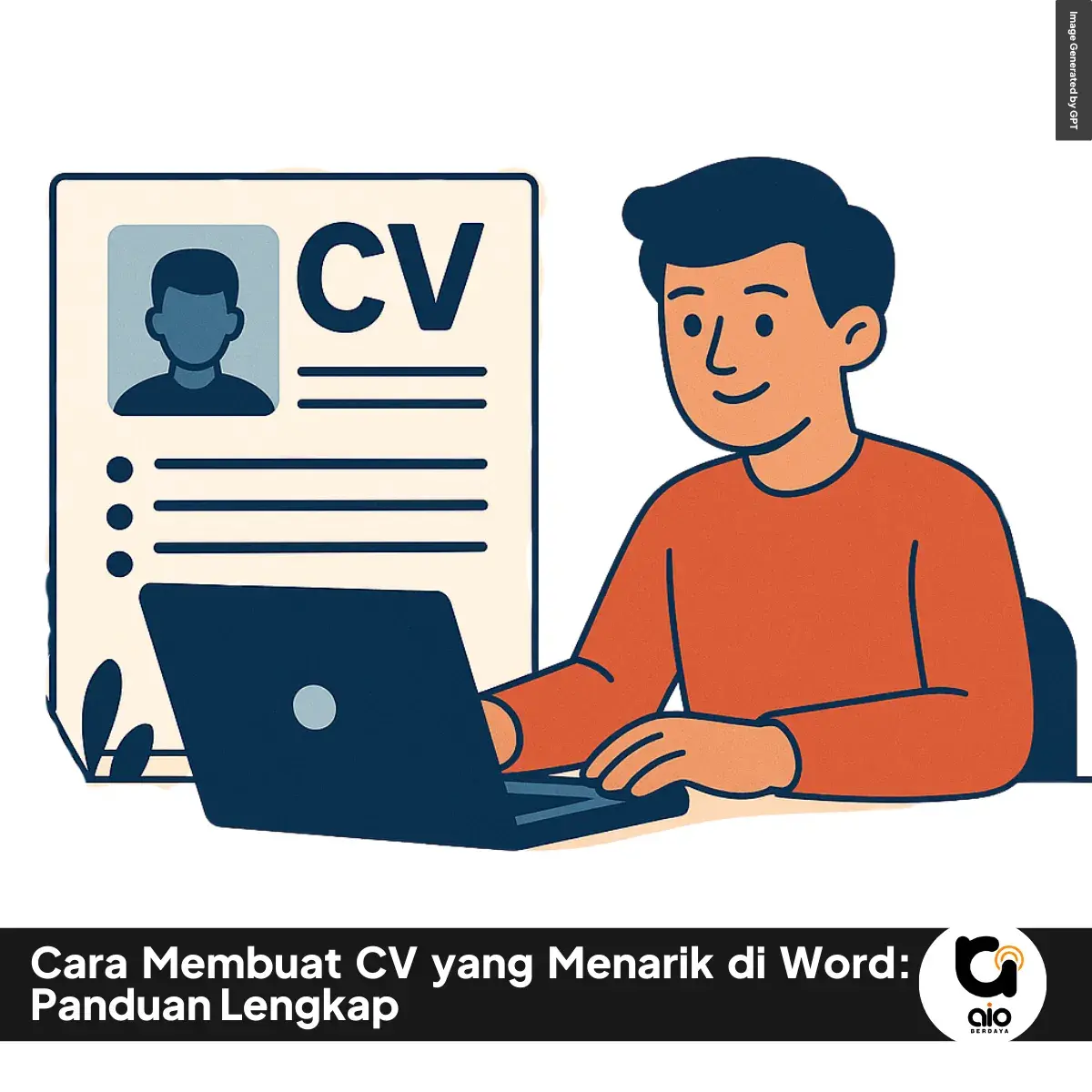 Panduan Lengkap Cara Membuat Cv Yang Menarik Di Word