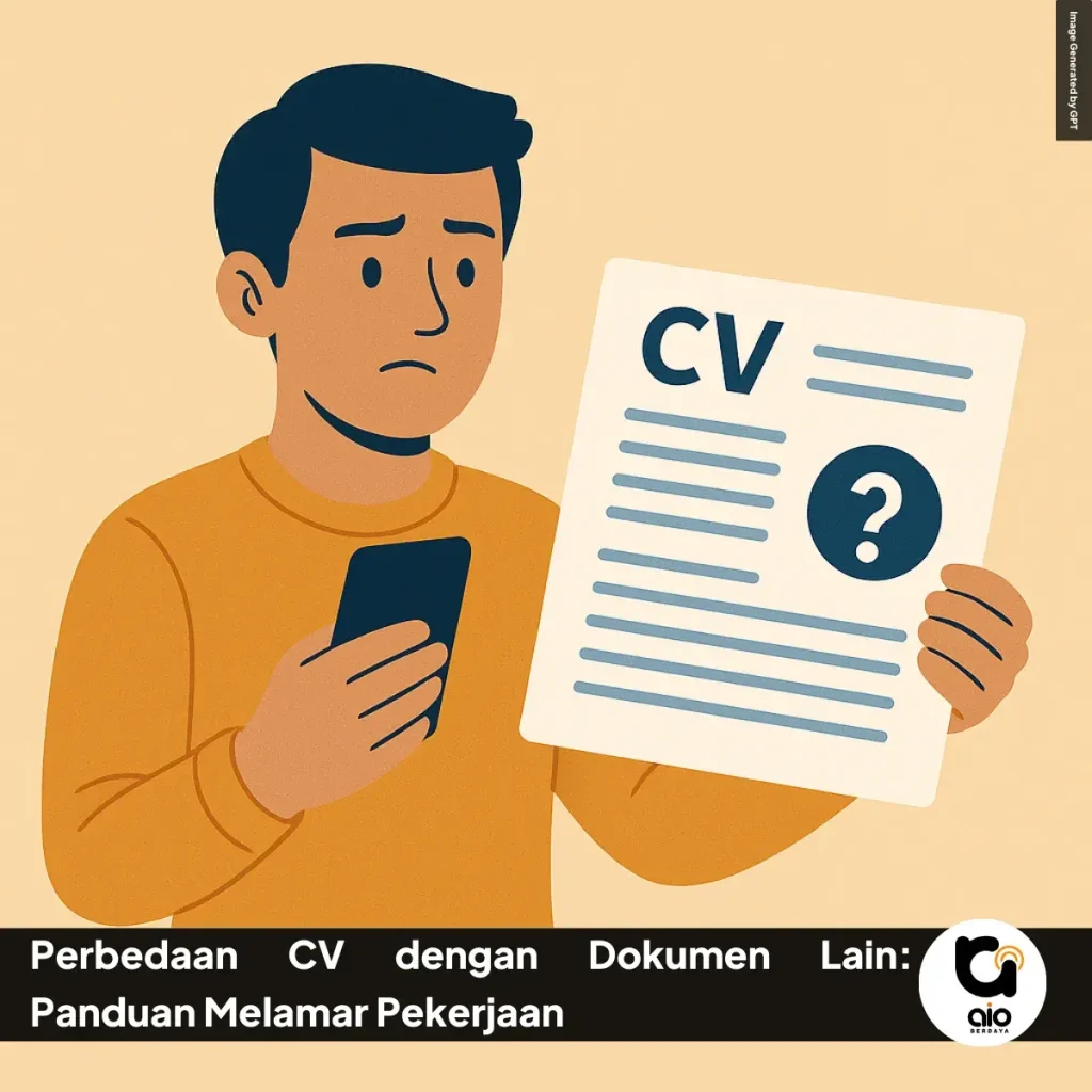 Panduan Melamar Pekerjaan Perbedaan Cv Dengan Dokumen Lain