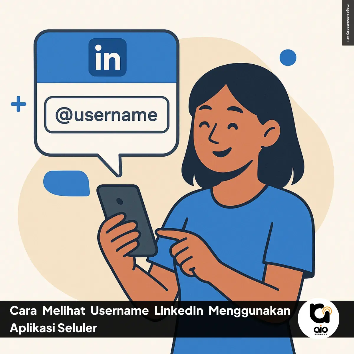 5 Langkah Cara Melihat Username Linkedin Menggunakan Aplikasi Seluler