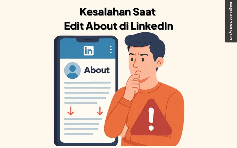 Kesalahan Saat Edit About Di Linkedin