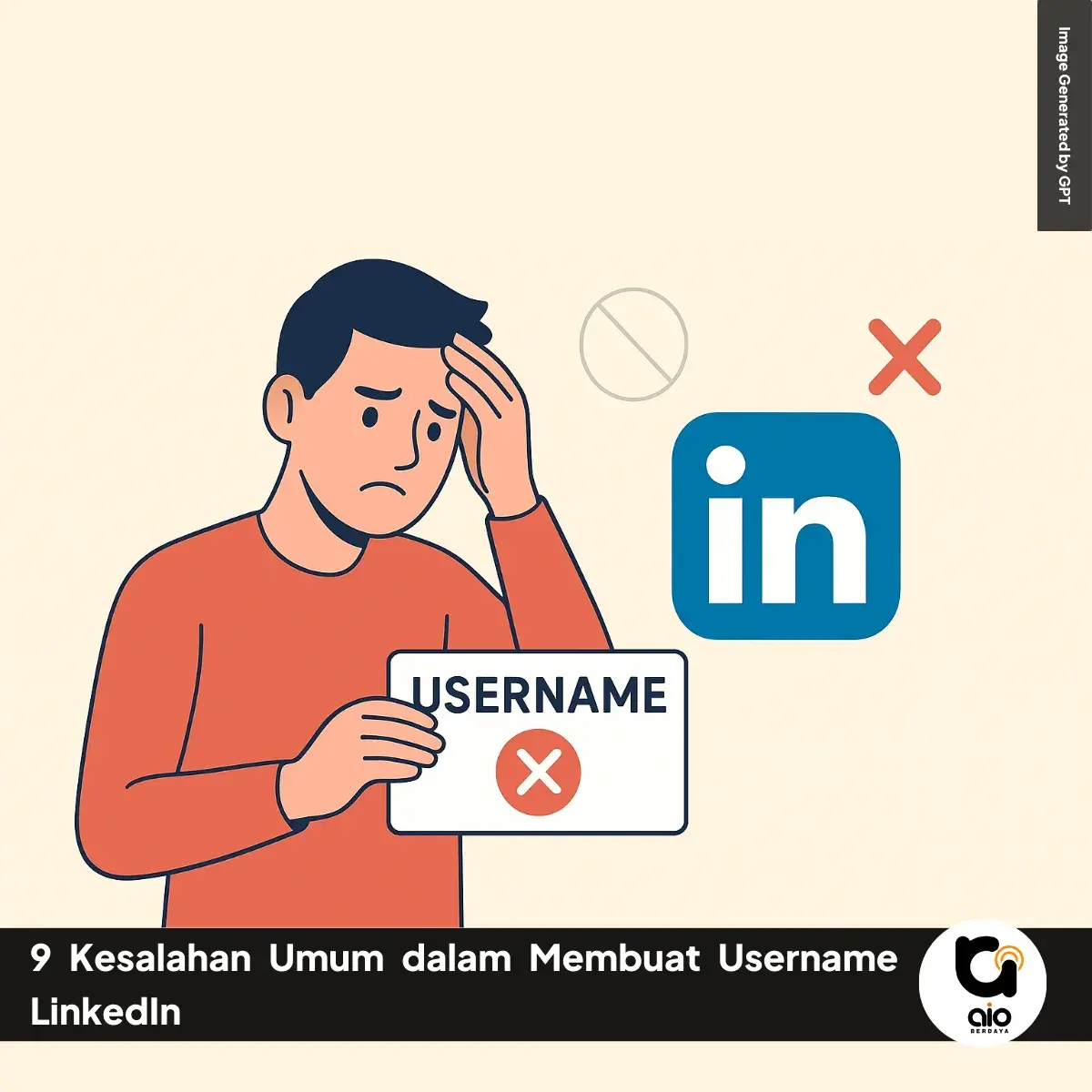 9 Kesalahan Umum Dalam Membuat Username Linkedin