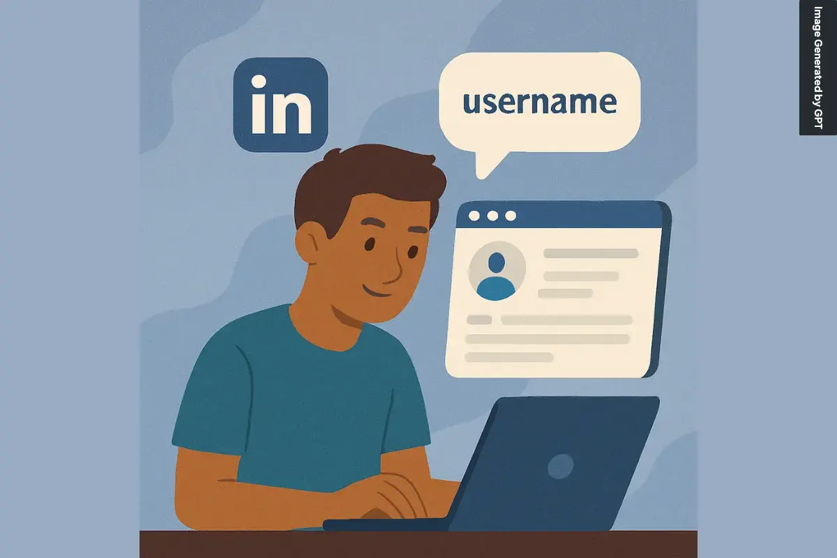 Cara Melihat Username Linkedin Melalui Desktop