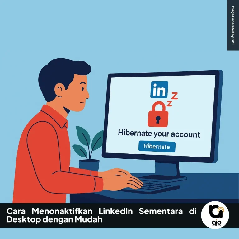Cara Menonaktifkan Linkedin Sementara Di Desktop Dengan Mudah