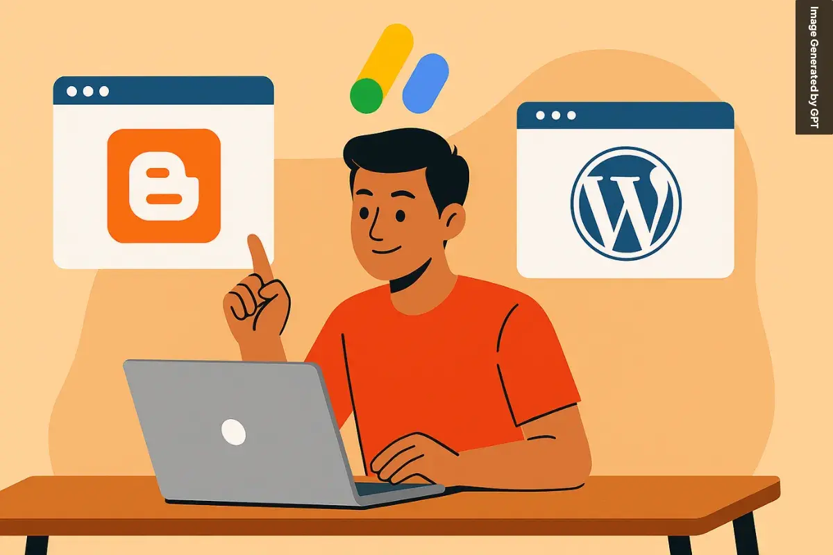Blogspot Atau Wordpress Untuk Adsense: Mana Lebih Untung? 1 Lebih Baik Blogspot Atau Wordpress Untuk Adsense?