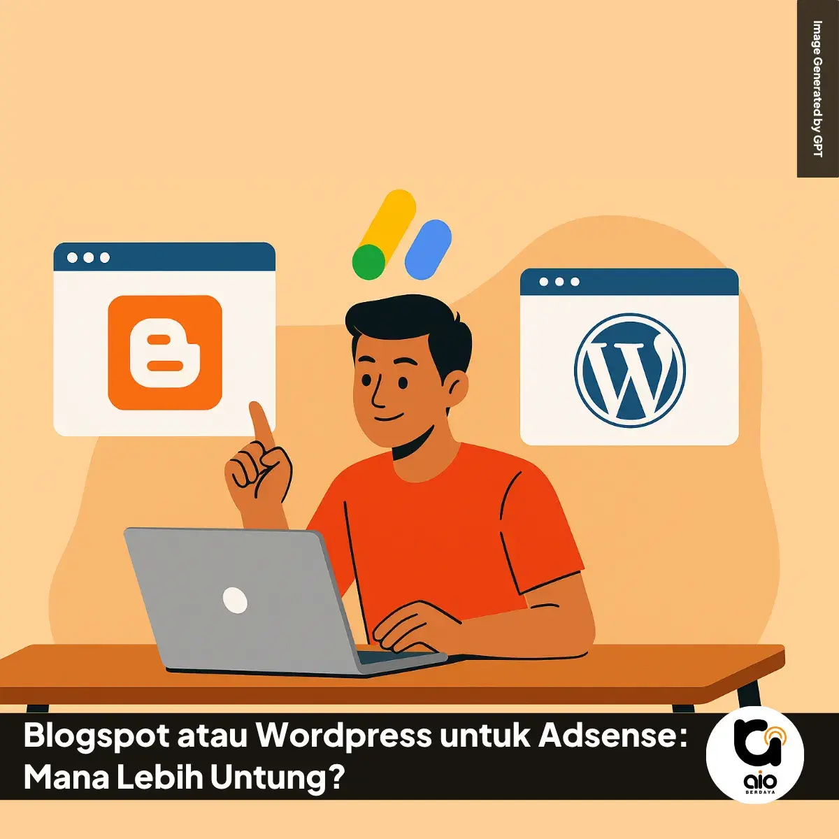 Blogspot Atau Wordpress Untuk Adsense: Mana Lebih Untung? 1 Lebih Baik Blogspot Atau Wordpress Untuk Adsense