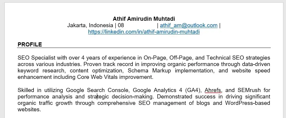 Cara Mencantumkan Linkedin di CV